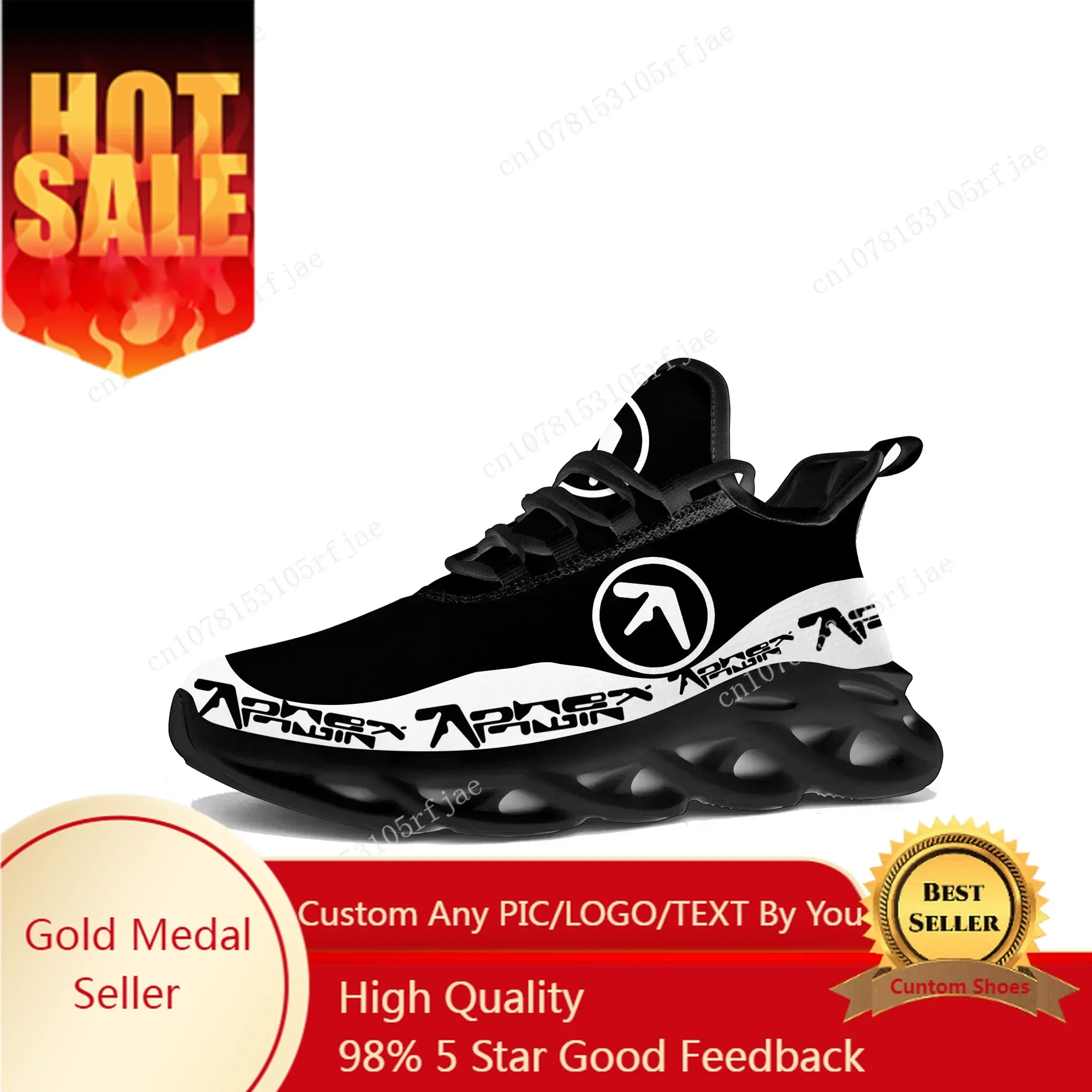 Men'S Shoes For Running - รองเท้าผ้าใบ Aphex Twin Flats สำหรับผู้ชายและผู้หญิง รองเท้ากีฬา