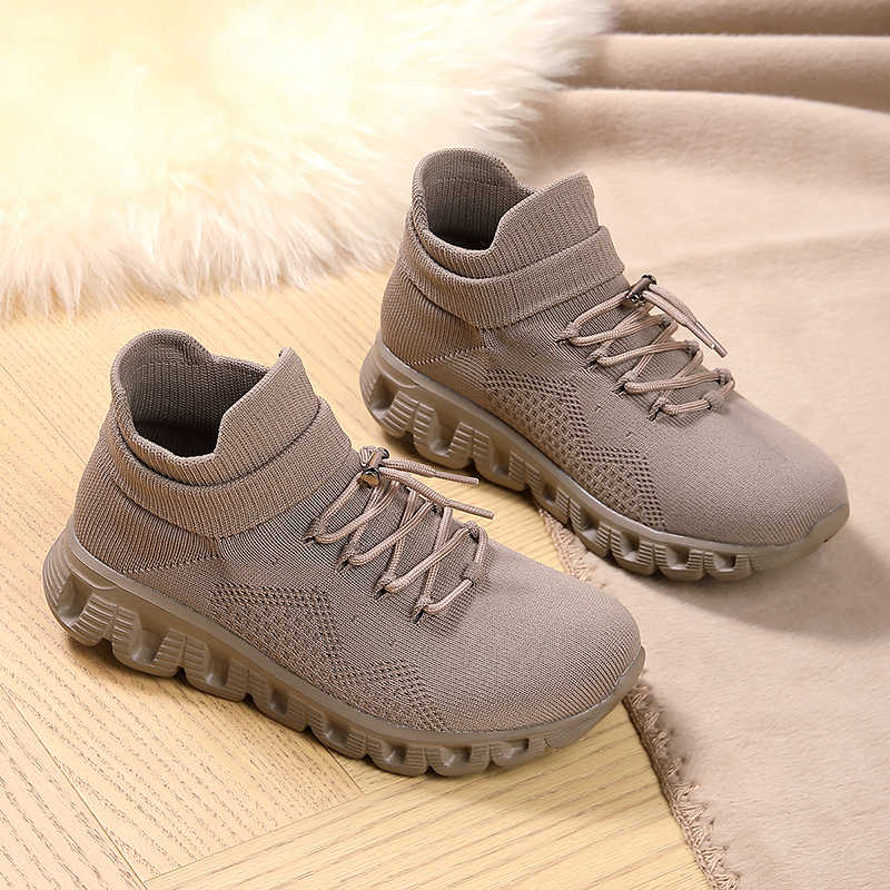 Men Shoes Clearance - รองเท้าผ้าใบผู้หญิงแบบสวมไม่มีส้น ไซส์ใหญ่ แบบสาน สำหรับออกกำลังกาย ไซส์ 34