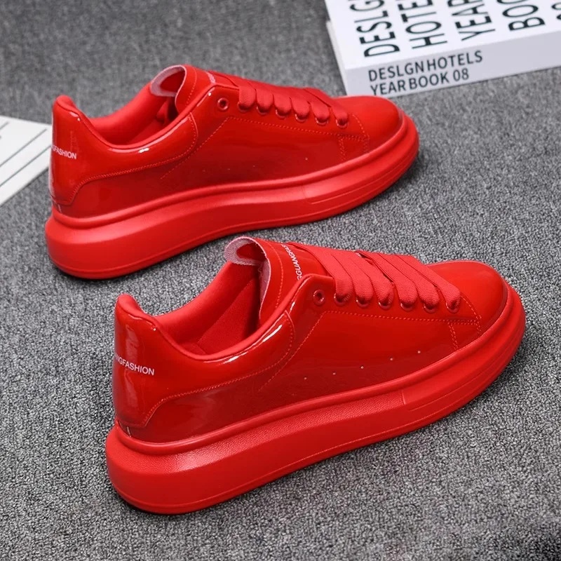 รองเท้าลำลองสีขาวเคลือบเงา ปี  - Men'S Shoes For Tennis บทวิจารณ์และราคา