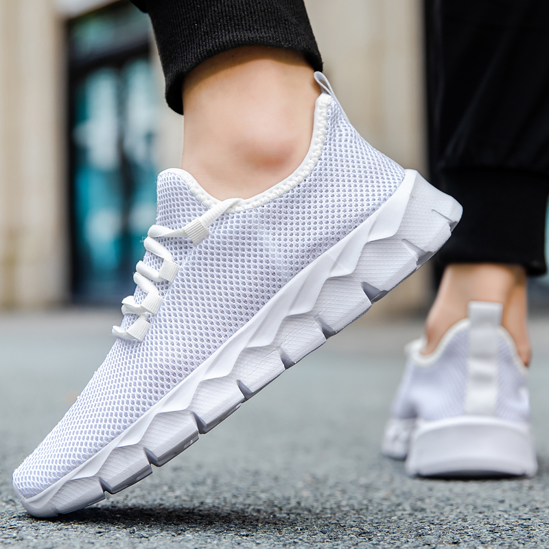 รองเท้าวิ่งผู้ชายสีดำ รองเท้าผ - Men'S Shoes For Running บทวิจารณ์และราคา