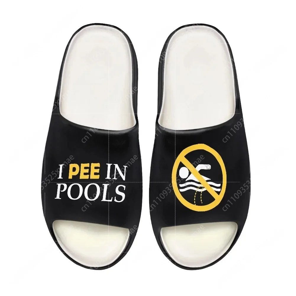 รองเท้าแตะพื้นนิ่ม I Pee in Po - Men Shoes On บทวิจารณ์และราคา