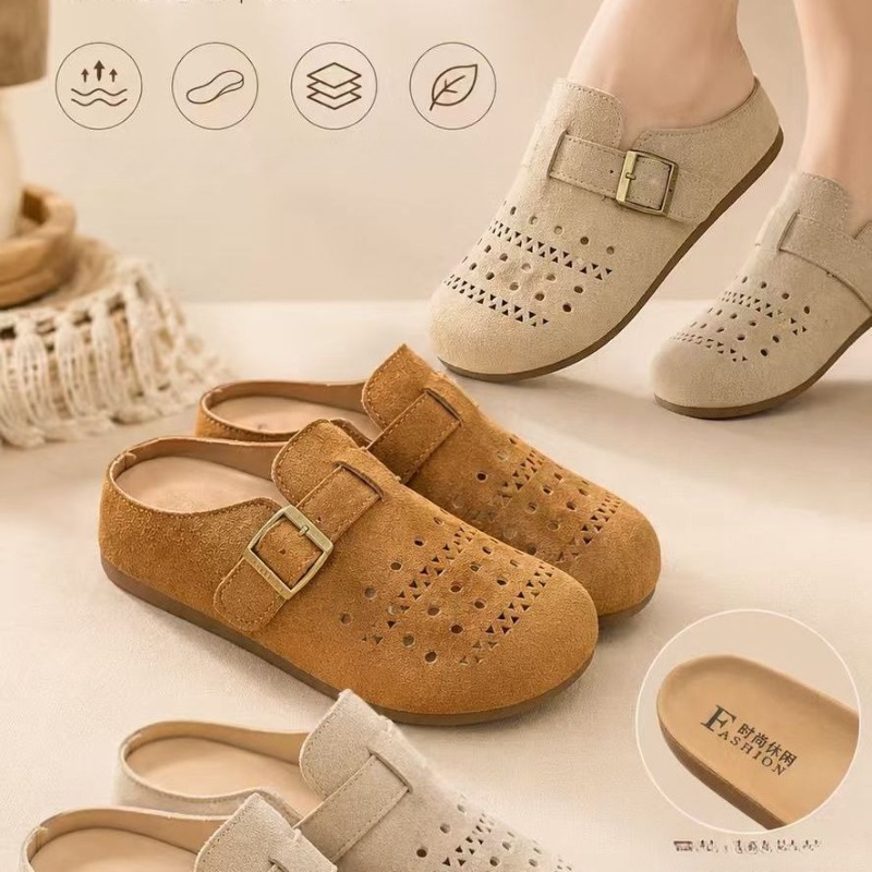 รองเท้าแตะรัดส้นแบบสวมสำหรับผู - Men Shoes On บทวิจารณ์และราคา