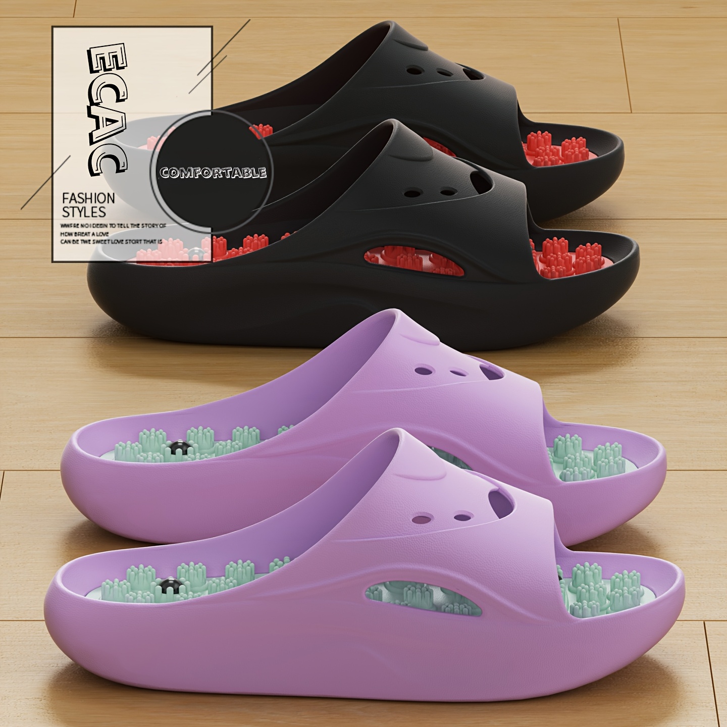 รองเท้าแตะนวด EVA สำหรับผู้หญิ - Men Shoes On บทวิจารณ์และราคา