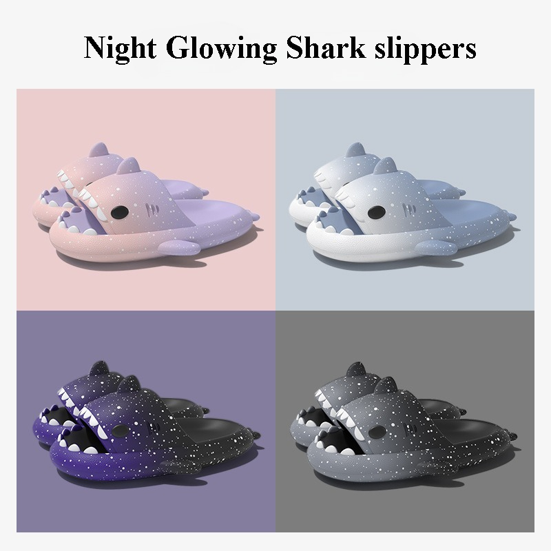 น่ารักการ์ตูน Shark รองเท้าแตะ - Men Shoes On บทวิจารณ์และราคา