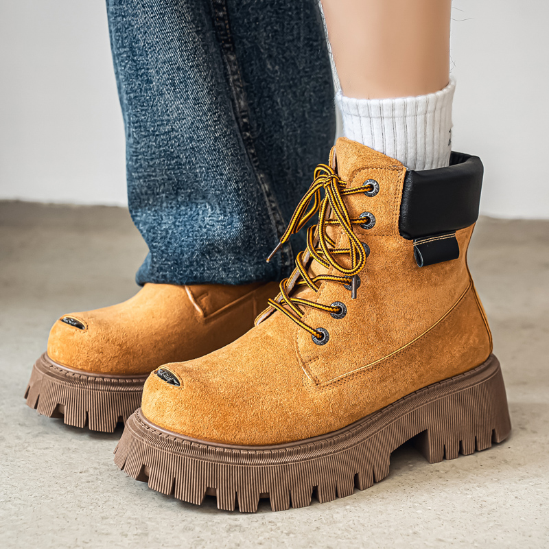 รองเท้าบูทหุ้มข้อสูงแบบคลาสสิก - Men'S Shoes With Wide Toe Box บทวิจารณ์และราคา