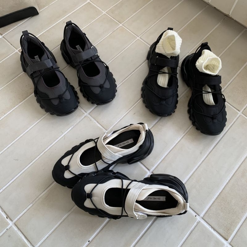 รองเท้าแมรี่เจนแบบสปอร์ตทรงหนา - Men'S Shoes With Velcro บทวิจารณ์และราคา