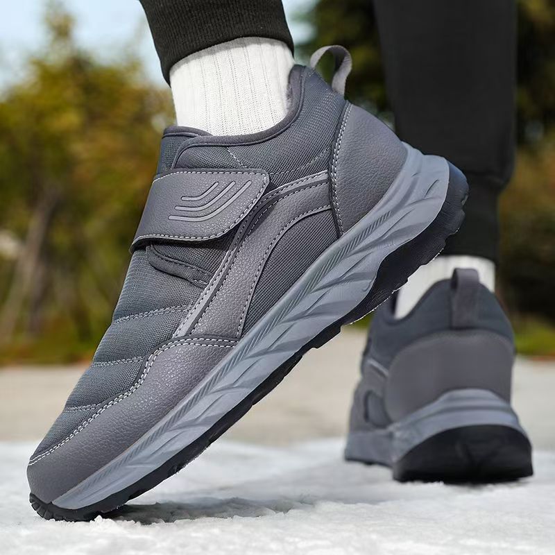 รองเท้าบูทหิมะข้อสั้นแบบมีสายร - Men'S Shoes With Velcro บทวิจารณ์และราคา
