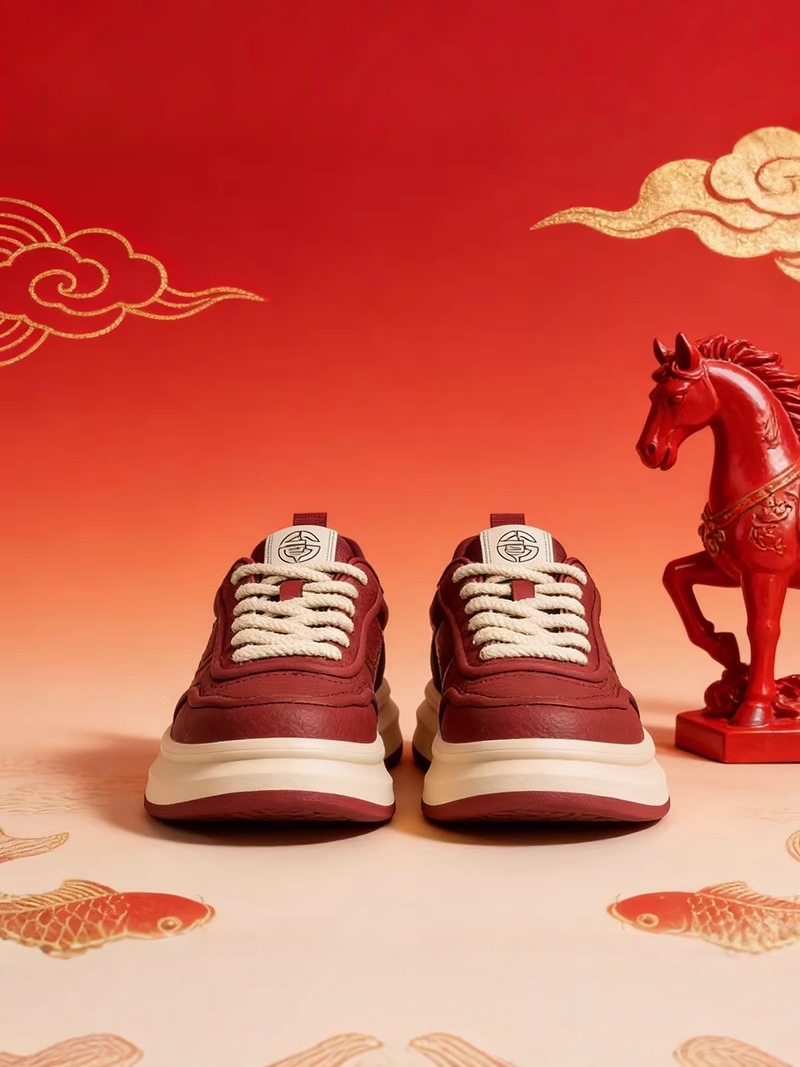 รองเท้ากีฬาลำลองสีแดงรุ่นลิมิเ - Men'S Shoes Limited Edition บทวิจารณ์และราคา