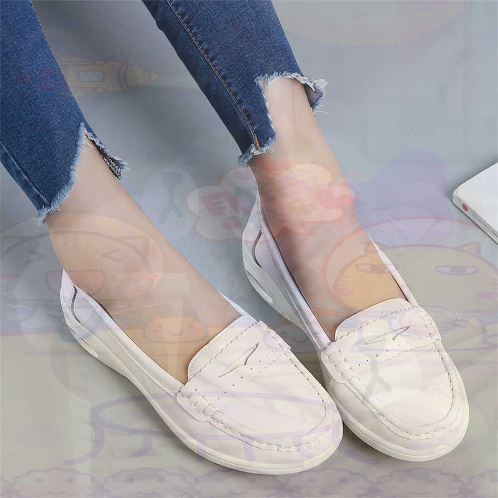 Soft SLIP-ON สตรีขนาดใหญ่รองเท - Men'S Shoes Different Types บทวิจารณ์และราคา